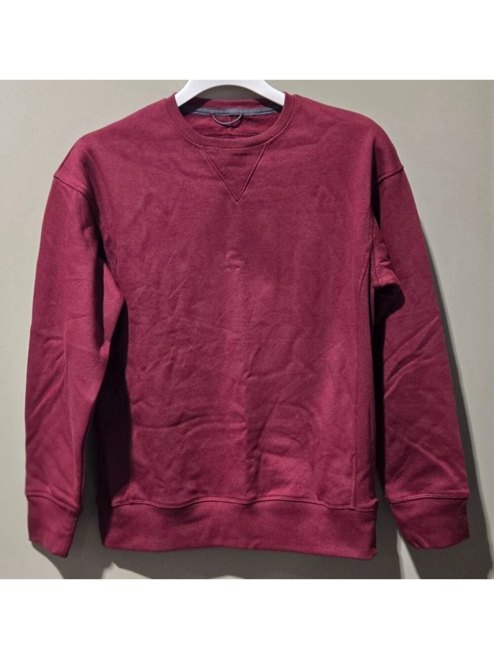 All In Motion Dark Red Activewear Crewneck Fleece Sweatshirt - Men's Size Small